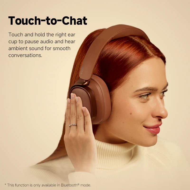 سماعات رأس لاسلكية Edifier ES850NB مع إلغاء الضوضاء وبلوتوث وسماعات أذن عالية الدقة مع حقيبة حمل - 5