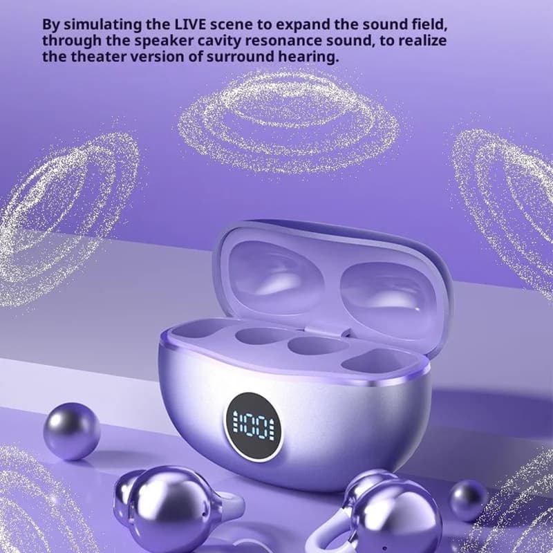 سوني الأصلي، كليب الأذن OWS، سماعة بلوتوث لاسلكية، كليب الأذن، سماعات رياضية، سماعة ألعاب، صوت محيطي HIFI مع ميكروفون - 2