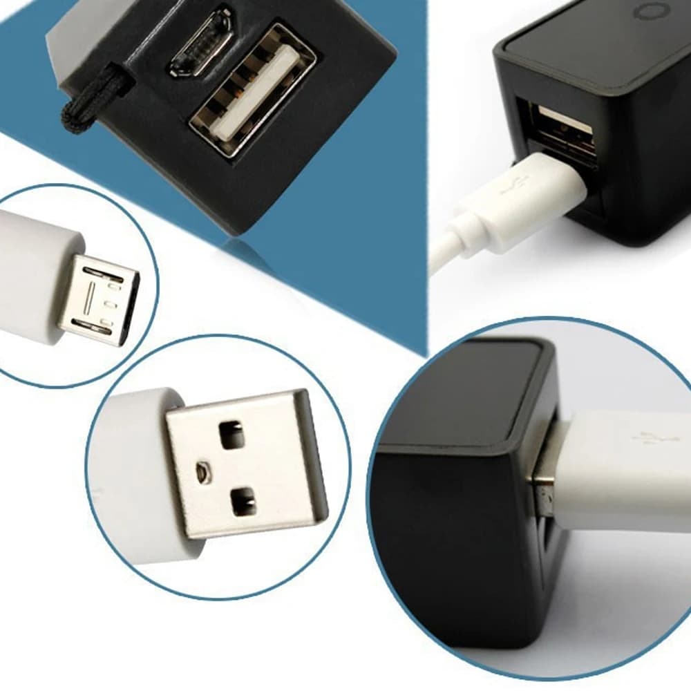 علبة باور بانك 18650 مع شاحن يو اس بي 5 فولت وحامل بطارية للهاتف - شحن محمول وإلكتروني مع صندوق تخزين لتقوم بها بنفسك - 4