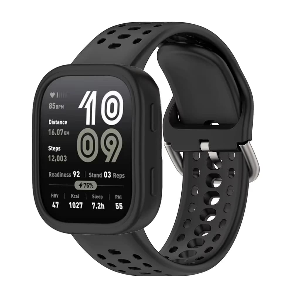 حزام سيليكون أصلي لساعات Amazfit Bip 6، إكسسوارات رياضية، سوار ناعم قابل للتنفس، Correa pulseras لأحزمة Amazfit Bip6 - 6