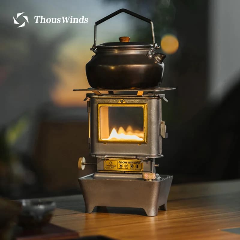 Thous Winds Firedance Oil Lamp Stove Portable Outdoor Retro Camping Lantern Emotion Lights Burner Stove Camping Supplies - 2