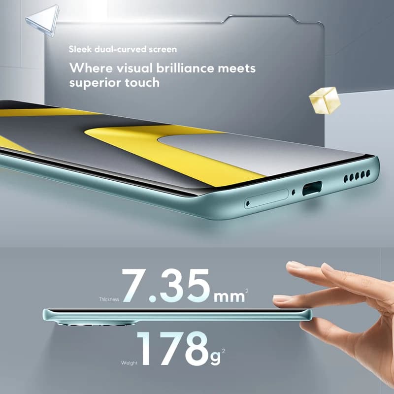 Mobile Phone POCO M8 5G Global Version Smartphone Snapdragon® 6 Gen 3 6.77" Flow AMOLED display 5520mAh battery 45W NFC - 3