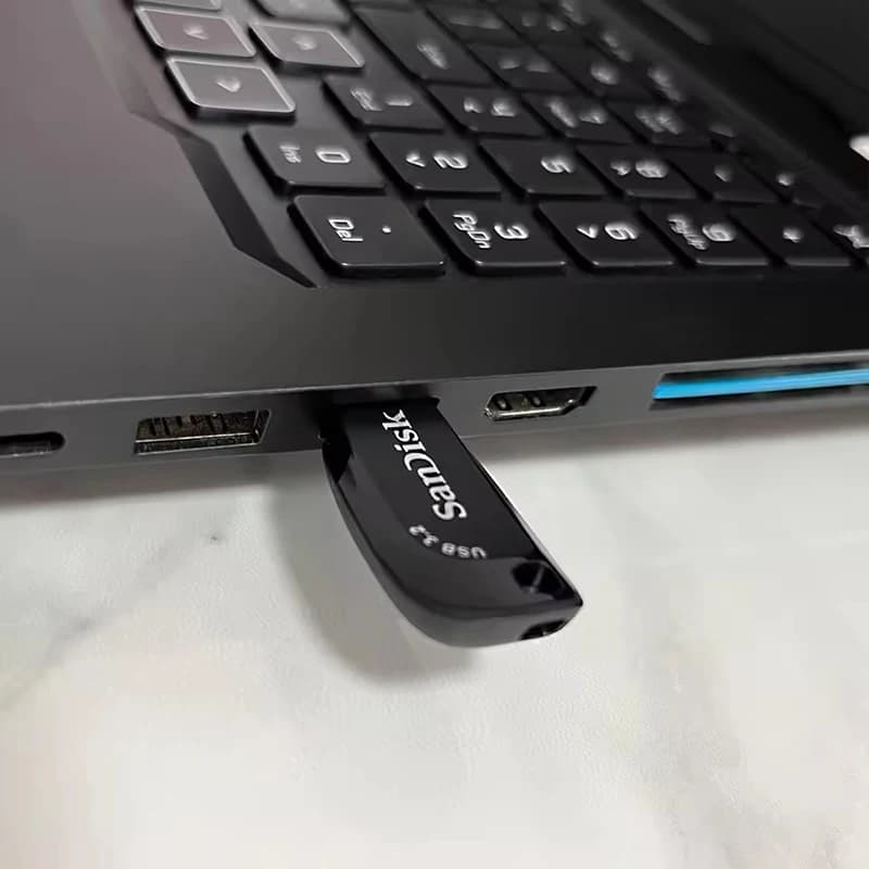 SanDisk Flash Drive USB 3.2 Mini Pendrive 256Gb 128Gb 64Gb 32Gb Pen Drive Read Speed up to 100 m/s Memory Stick U for Computer - 4