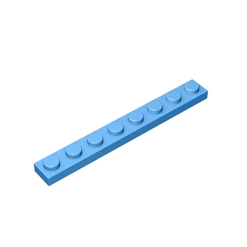 Gobricks GDS-506 Plate 1 x 8 compatible  with lego 3460 pieces of children's DIY building block Particles Plate DIY - 5
