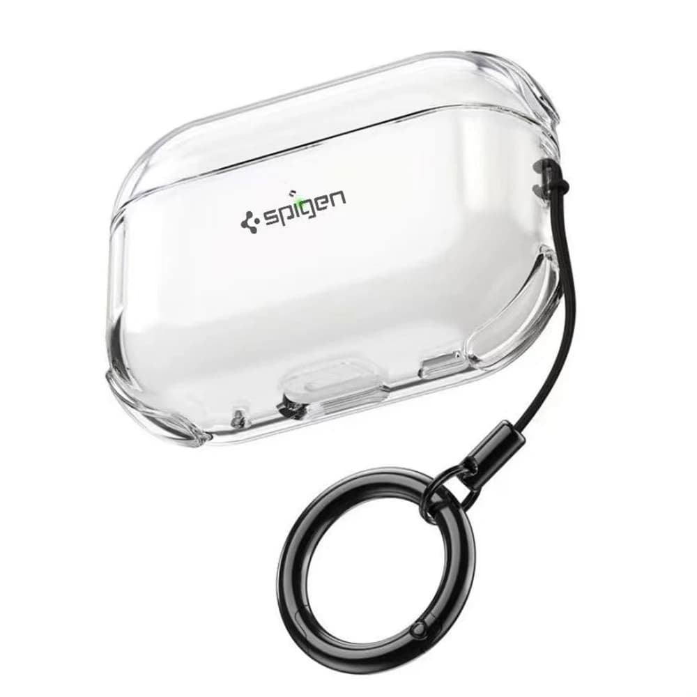 Spigen For AirPods 4 Pro 3 Pro 1 TPU Transparent Earphone Case 2026 New With Ring Anti Loss Clear Shockproof Embedded Soft Cover