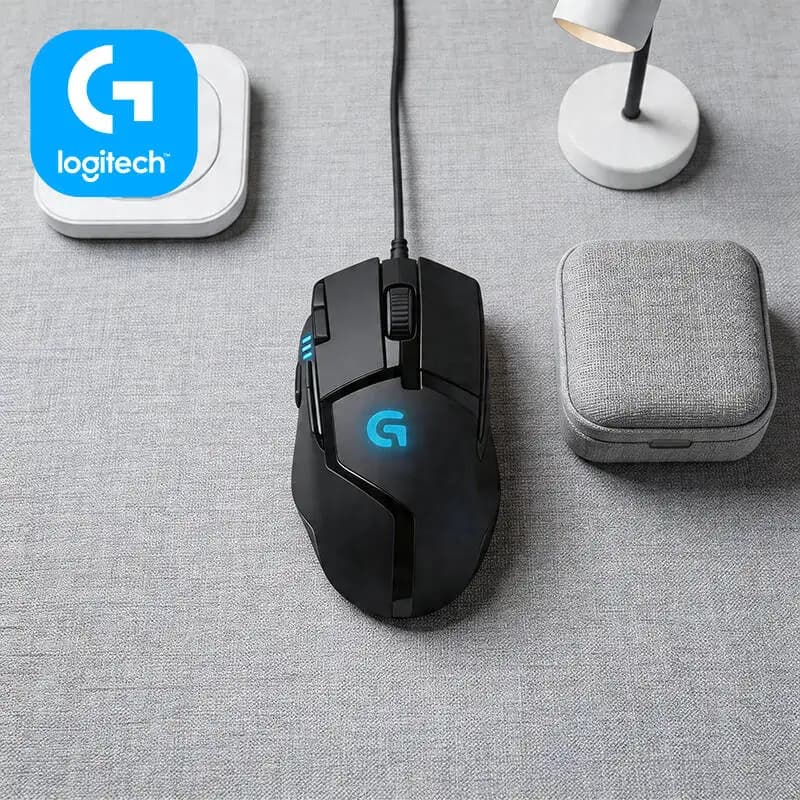 High-Speed Logitech G402 Mouse 8 Buttons 4 DPI Modes 20M Clicks Anti-Slip for High-Stakes Gaming Tournaments