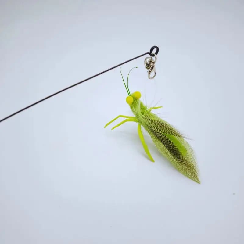1pc/2pcs Artificial Spider Cat Toys Teasing Stick Replacement Head Toy Silicone Pet Toys Wand Accessories - 5