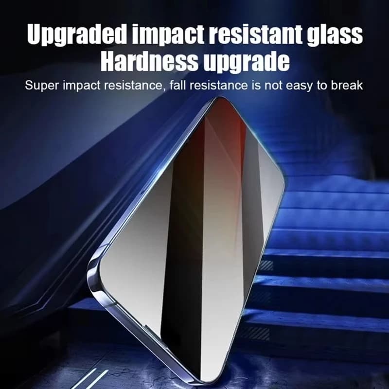واقي شاشة خصوصية بطبقة طاردة للزيوت لهواتف آيفون 17 برو ماكس 16 15 13 11 14 12 اير 16E ميني SE 7 XR مع تركيب خالي من الغبار - 5