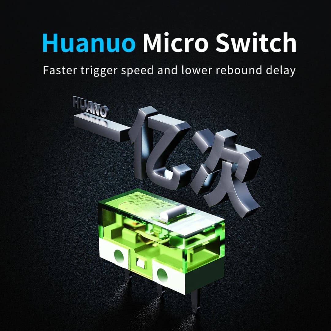 AJAZZ AJ179 V2/MAX Wireless Gaming Mouse 3 Model With Magnetic Attraction Charging Base PAW3311 Sensor 12000 DPI For PC Laptop - 5