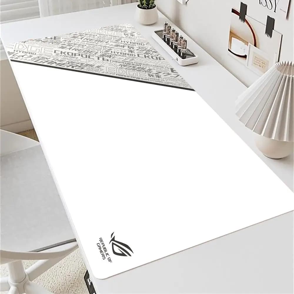 Cool Anime Asus Rog Mouse Pad Large monitor MousePad XXL Gaming Rubber mini PC Lock tablet mouse Desk Mat Computer Gamers office - 2