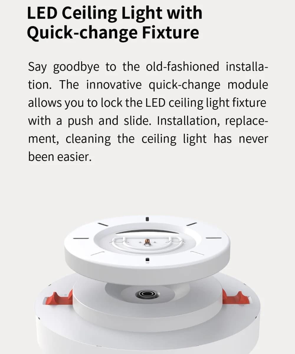 Global version Yeelight Smart LED Ceiling Light PRO Wifi Connection 2700-6500K Dimmable Smart Voice Control For Apple Homekit - 5