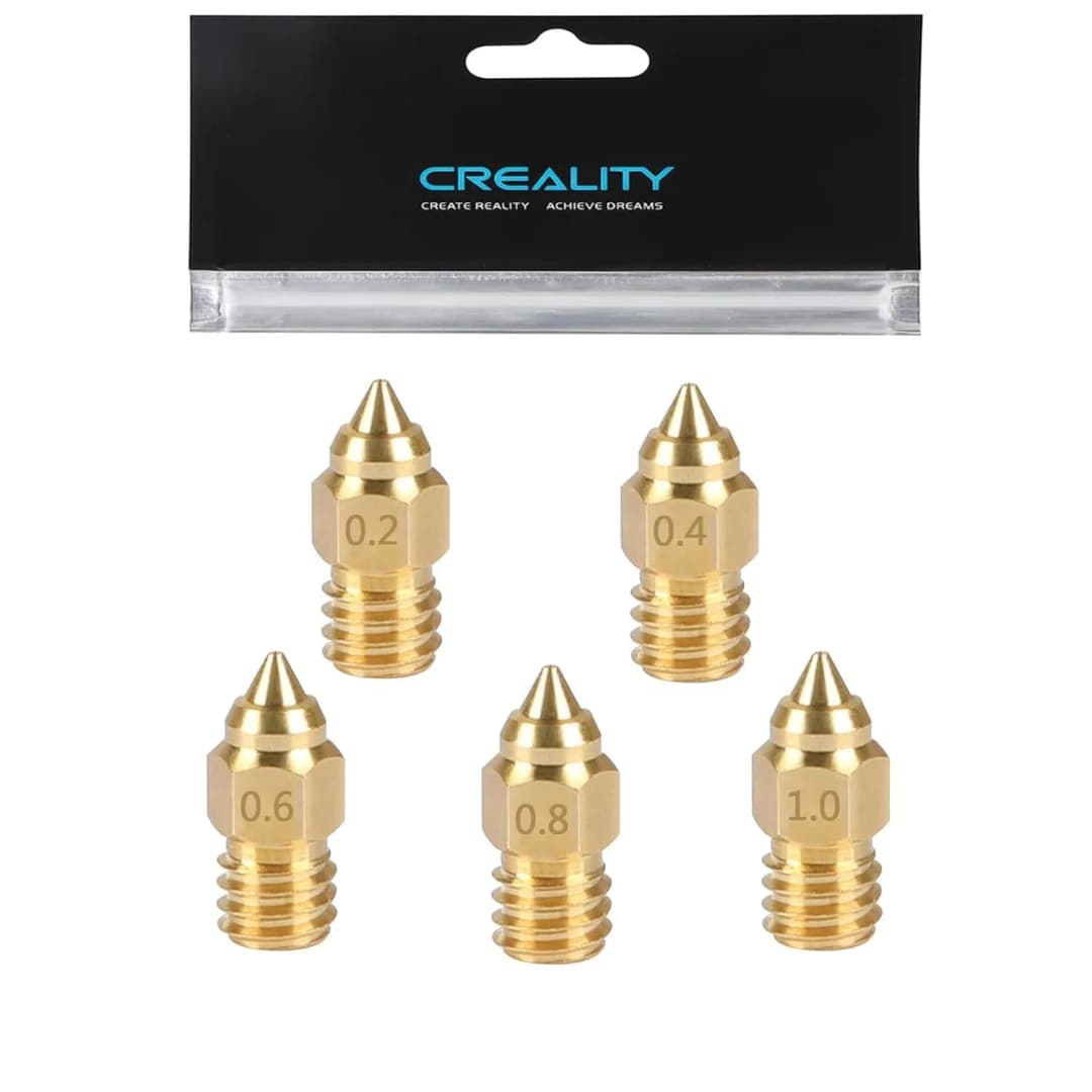 Creality Official Ender 3 S1 Nozzles 0.4/0.6mm 5pcs,for Ender 3/Pro/V2/Max/Neo, Ender5/Pro/Plus, Ender 6 3D Printer Accessory