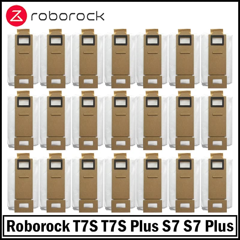 Dust Bags Roborock T7S T7S Plus S7 S7 Plus S7MAX S7 MAXV Vacuum Cleaner Dust Bag Household Sweeper Cleaning Tool Replacement