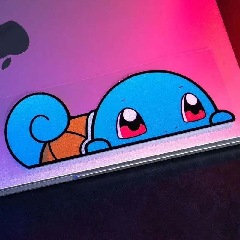 ملصقات أنمي لشخصيات جيب مونستر بيكاتشو، ملصق سيارة مضحك لشخصية تشاريزارد سكوورتل، ملصق زخرفي لطيف للسيارات والدراجات النارية - 5