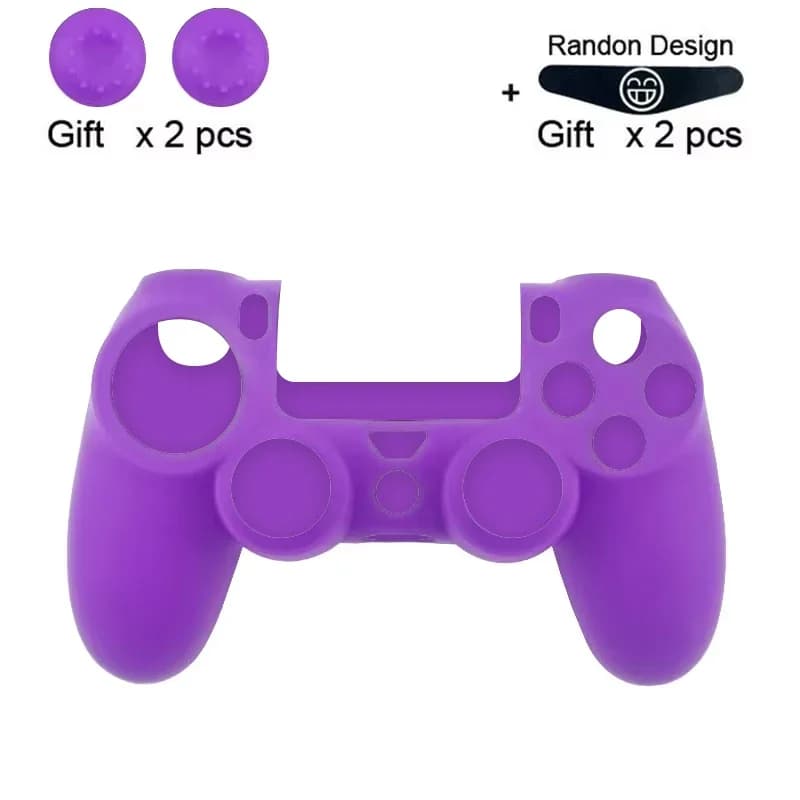 DATA FROG Anti-Slip Silicone Protective Case For PS4 Controller Soft Cover For PS4 / PS4 Pro / PS4 Slim Gamepad - 3