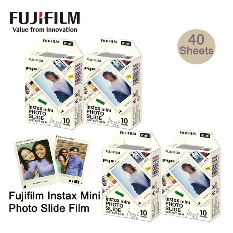 Classic Fujifilm Instax Mini Color Film Instant Photo Slide Colorful Picture Film For Instax Mini 12 11 9 8 40 90 SE Evo Camera