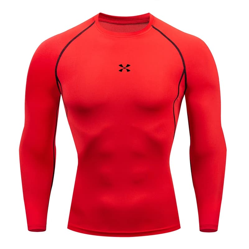 Compression T Shirt Men Summer Sportswear Running T-shirt Elastic Quick Dry Sport Tops Tee Athletic Gym Workout Shirts Men - 3