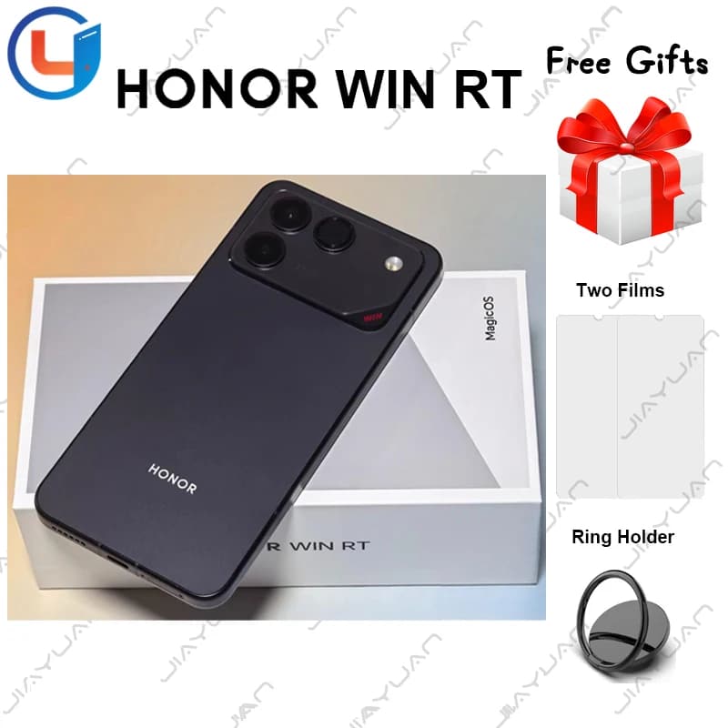 Original HONOR WIN RT 5G Game Mobile Phone 6.83" AMOLED 185Hz Display Snapdragon 8 Elite Battery 10000mAh 100W Wired Smartphone