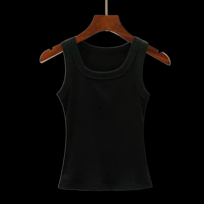Y2K Gothic Hip Hop Sexy Women's Tank T-Shirt Harajuku Punk Letter Print Casual Crop Top Chic Retro Emo Girls Streetwear Soft Top - 4