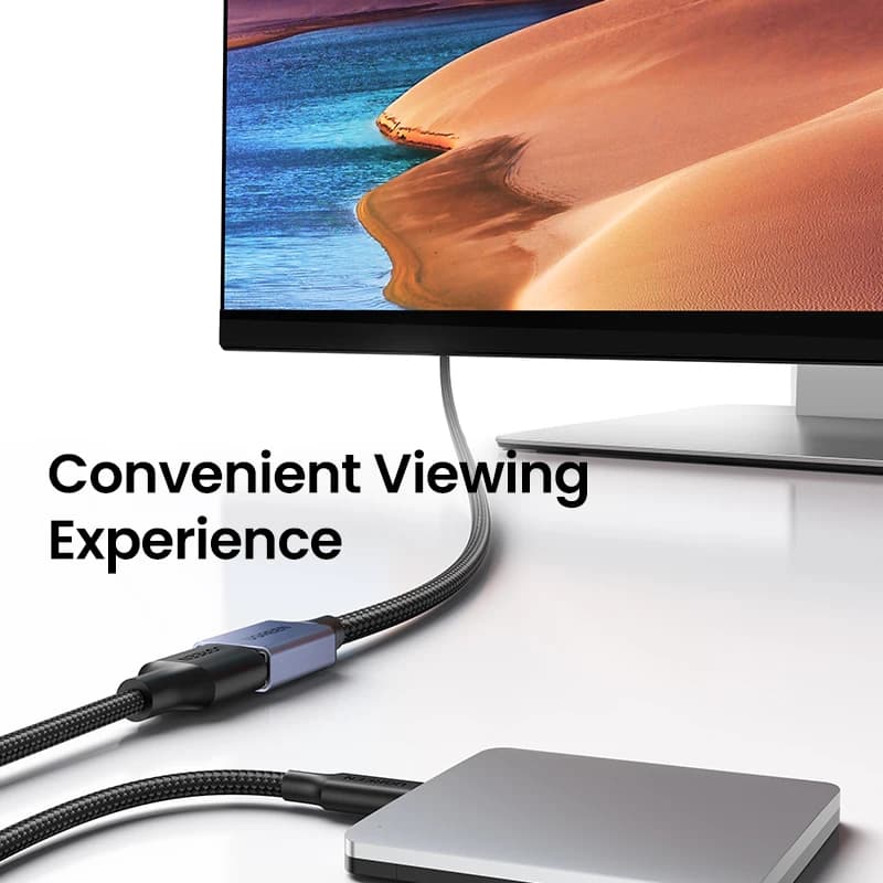 Ugreen كابل تمديد USB 3.0 من ذكر إلى أنثى كابل بيانات USB3.0 موسع للكمبيوتر والتلفزيون - 4