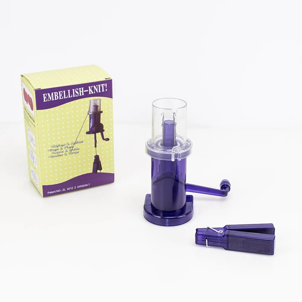 المحمولة آلة الحياكة اليدوية الزينة تلوح في الأفق مع كرنك اليد اكسسوارات اليد محبوك مضفر DIY بها بنفسك البلوزات والأوشحة - 3