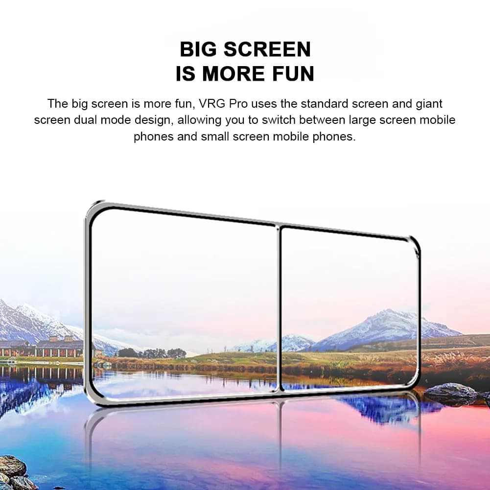 الواقع الافتراضي ثلاثية الأبعاد سماعة VR نظارات ذكية خوذة للهواتف الذكية الهاتف الخليوي المحمول 7 بوصة العدسات مناظير نظارات الأجهزة - 3