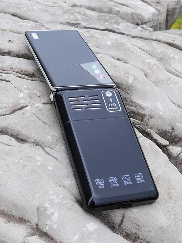 هاتف محمول صدفي بشاشة 2.8 بوصة، ثنائي الشريحة، زر كبير، MP3، راديو FM، بطارية 4050 مللي أمبير، غير مقفول - 6