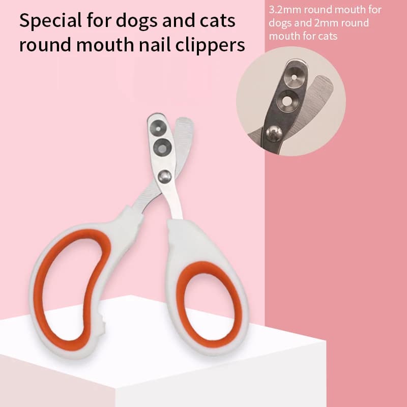 Professional Cat Nail Clippers for Small Cat Dog Stainless Steel Puppy Claws Cutter Pet Nail Grooming Clippers Trimmer - 4