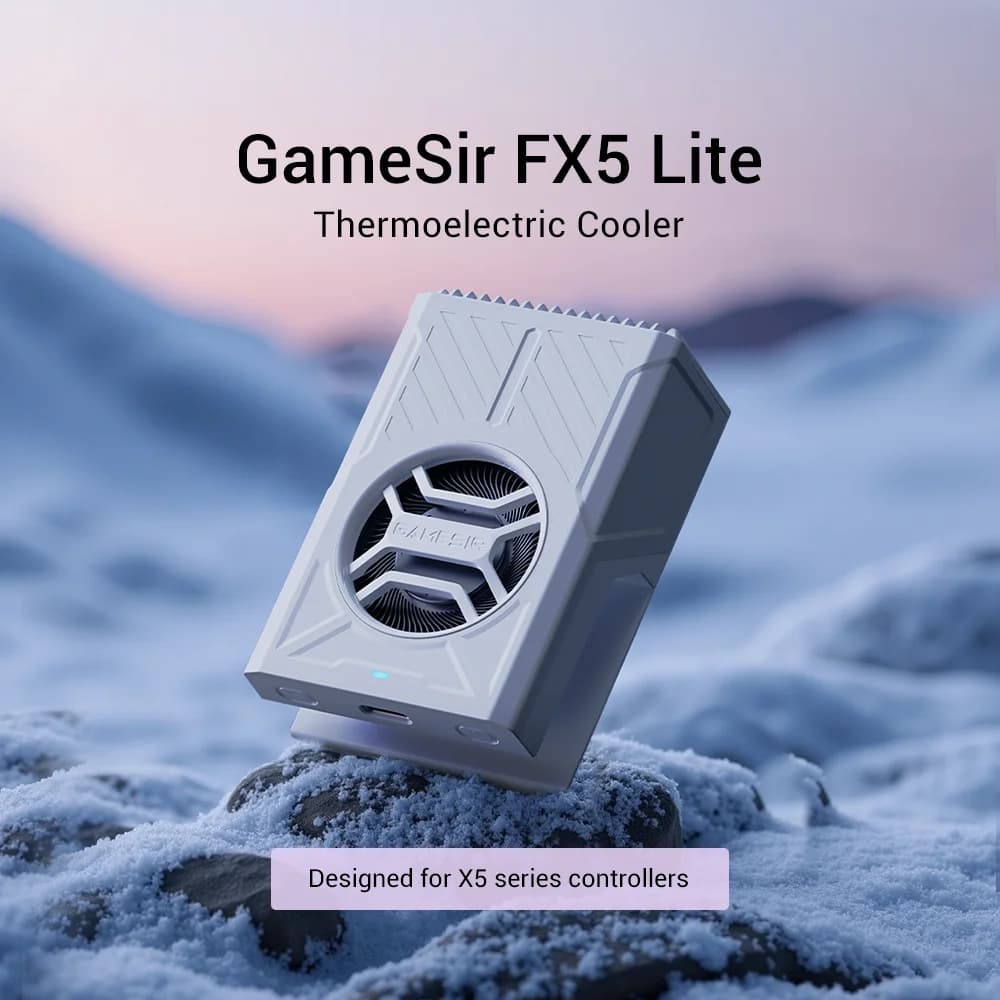GameSir FX5 Cooler Wireless Cooler Controller FX5 Lite Wired Cooler Three Adjustable Cooling Modes for X5 Series Controllers - 4