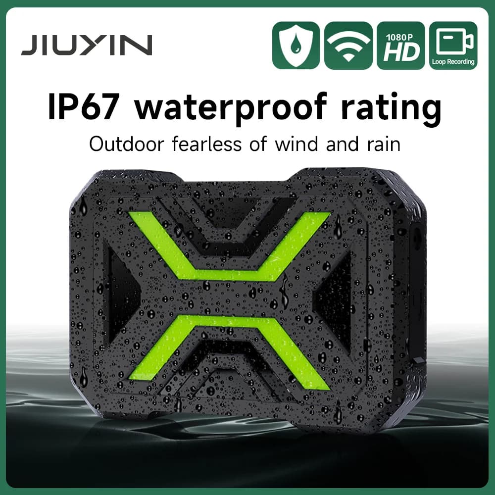 JIUYIN Dual 1080P Motorcycle DVR Full Body Waterproof Moto Camera WiFi Dash Cam Front Rear Driving Video Recorder Black Box - 4