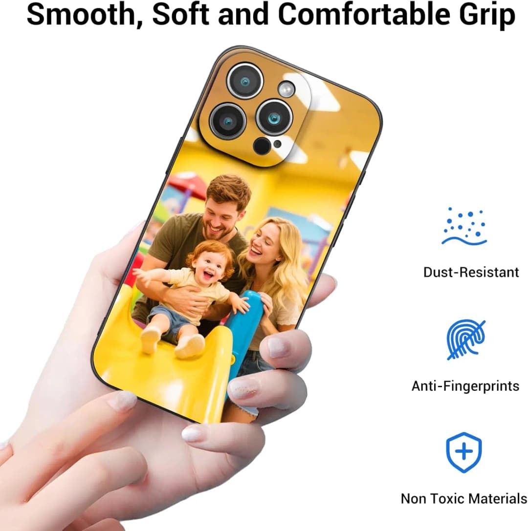 Custom Matte Case For iPhone 17 16 15 14 13 12 11 Pro Max Mini SE XS XR 7 8 Plus DIY Personalized Photo Picture Soft Cover Funda - 5