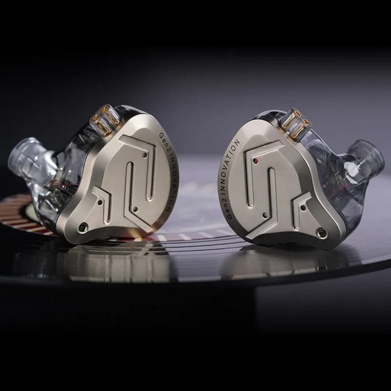 KZ ZSN Pro 2  In Ear Hybrid Drive Metal Earphones HIFI Bass Headset Monitor Earbuds Sport Noise Cancelling Headphone - 5