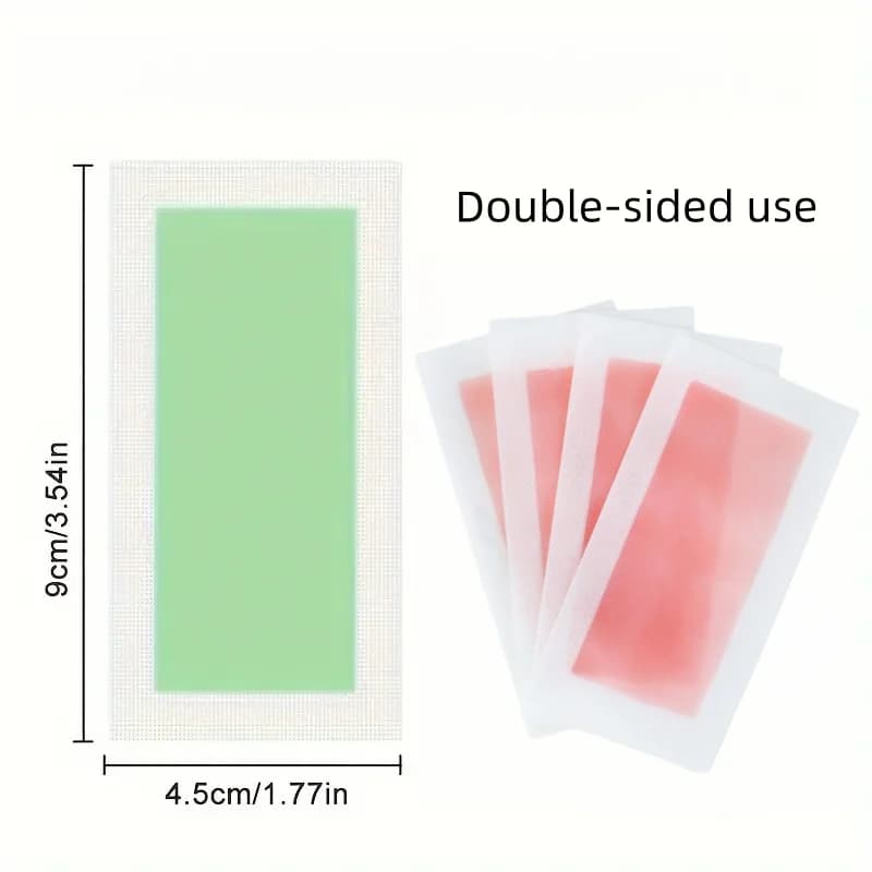 10/20/100 Pcs Depilatory Wax Strips Hair Removal Wax Paper Cold Wax Strips Paper For Face Neck Arm Leg Body Beauty Tools - 4