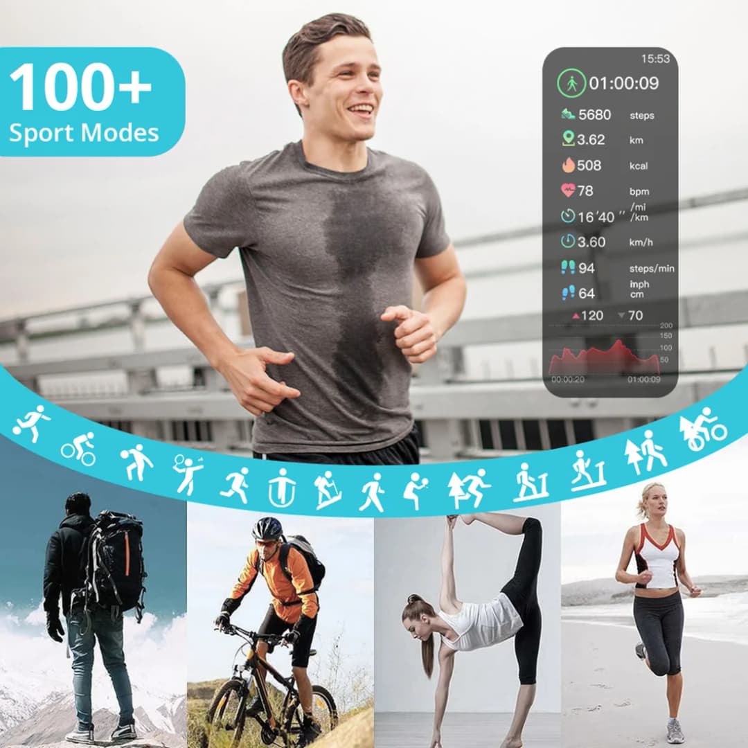 COLMI P73 1.9" Outdoor Military Smartwatch Men Bluetooth Call Smart Watch 3ATM IP68 Waterproof For Xiaomi Android iOS Phone - 5
