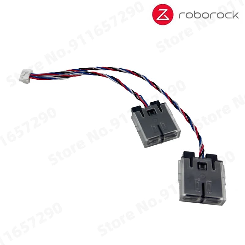 قطع تجميع حافة يمنى ويسرى لجهاز تنظيف Roborock Q8 Max Q8 Max+ Q5 Pro Q5 Pro+ Ultron lite، مستشعر حافة أصلي - 3