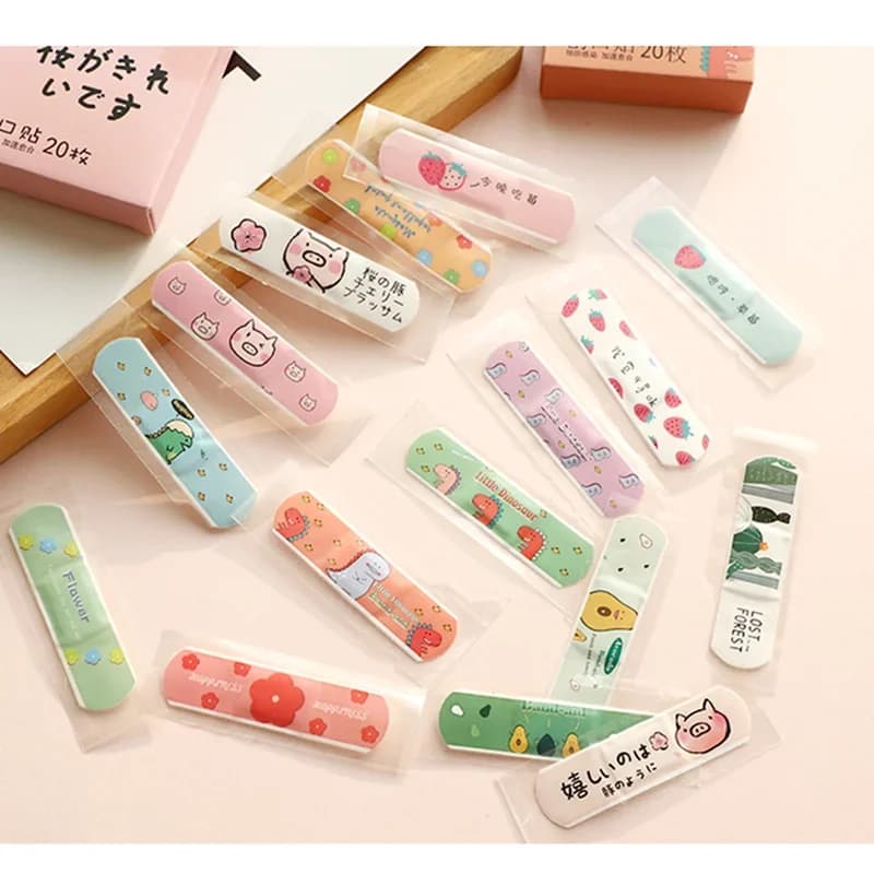 20Pcs/box Wound Adhesive Plaster Breathable Skin Patch Home Travel Outdoor Camp First Aid Kits Camping Equipment - 5