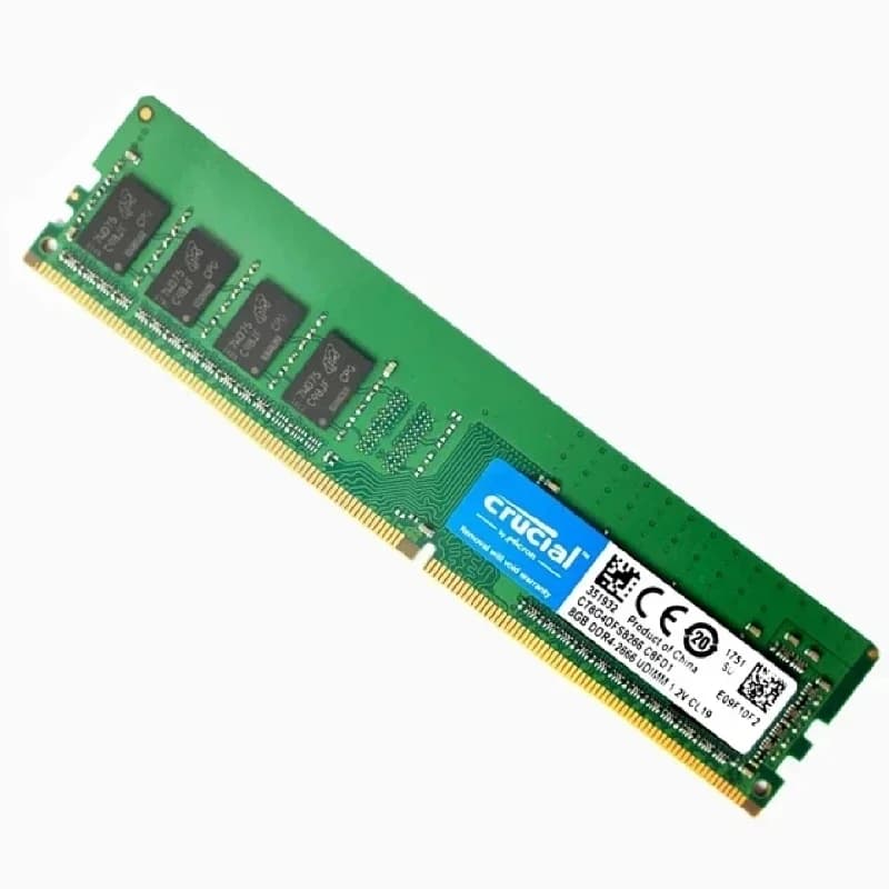 Crucial RAM DDR4 Memory 8GB 16GB 4GB 3200MHz 2133MHz 2400MHz 2666MHz PC4-19200 288-Pin For Desktop Memory PC Computer Moudle - 3