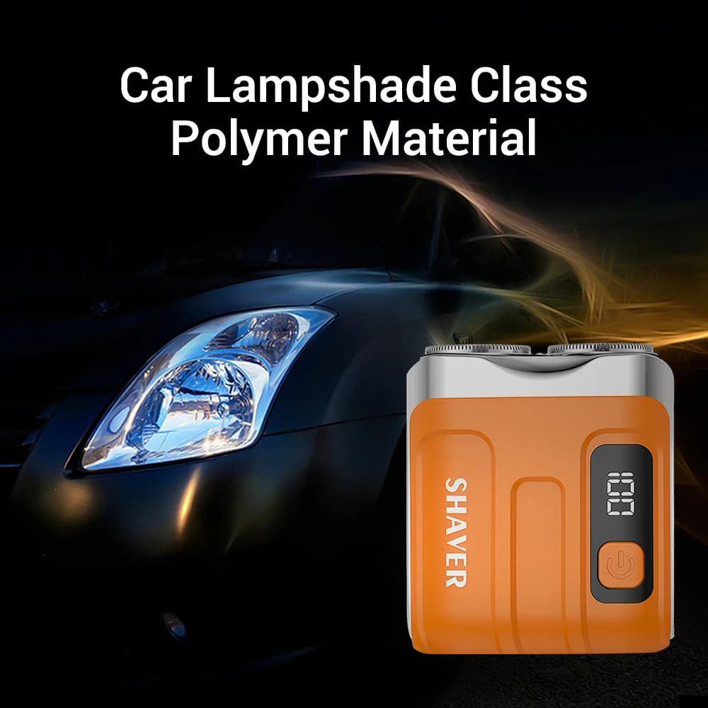 ماكينة حلاقة كهربائية ذكية مقاومة للماء للسفر ماكينة حلاقة صغيرة مزدوجة الشفرة ماكينة حلاقة للرجال ماكينة تشذيب اللحية المحمولة قابلة لإعادة الشحن - 5