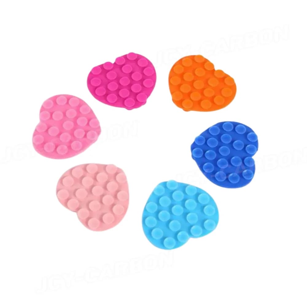 1 قطعة كوب شفط السيليكون المحمول الخلفي سيارة الملاحة قوس المضادة للانزلاق ل حامل هاتف السيارة المحمول العالمي - 2