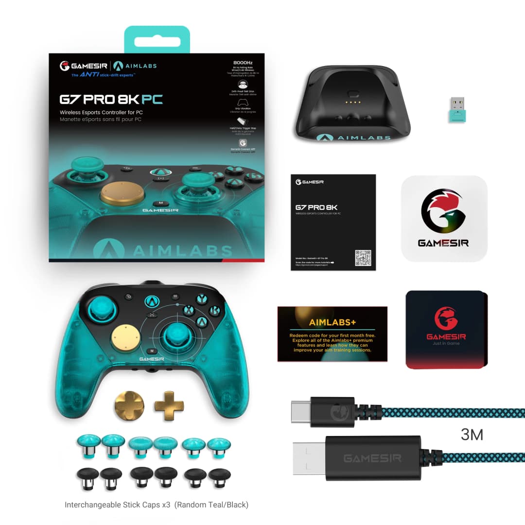 GameSir G7 Pro 8K Aimlabs Edition Wireless Switch Controller 8000Hz Polling Rate Gamepad, TMR Gen-2 Joystick Hall Effect Trigger - 6