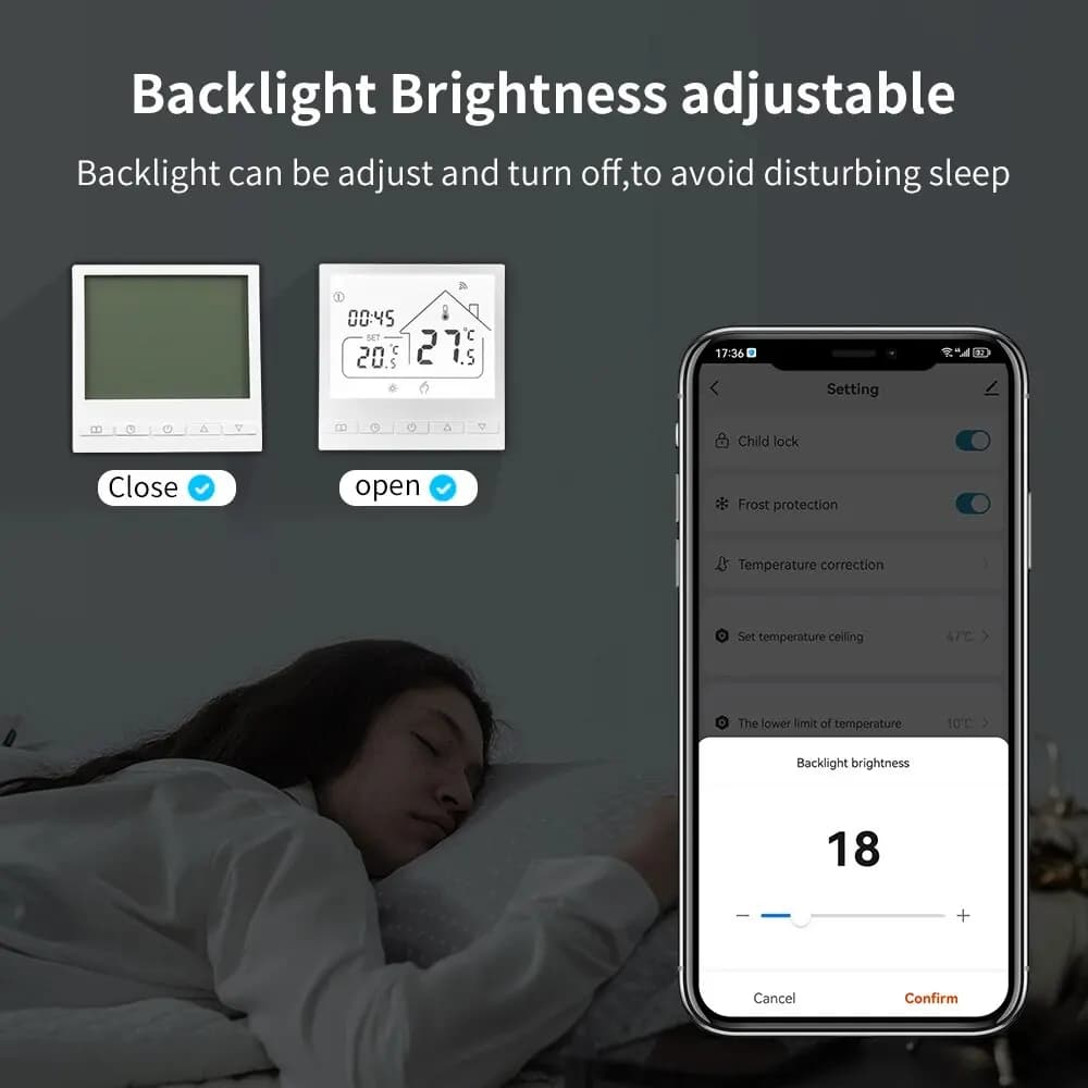 Tuya Smart WiFi Thermostat Water/Gas Boiler Electric Floor Water Heating Temperature Controller for Google Alexa Yandex Alice - 5