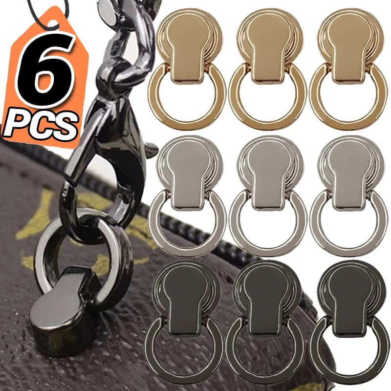مشابك جانبية معدنية للأمتعة، إبزيمات لسلسلة حقيبة اليد، حلقة تعليق، قفل للمفاتيح مع خطاف لولبي، إكسسوارات مشابك حقائب يدوية - 3