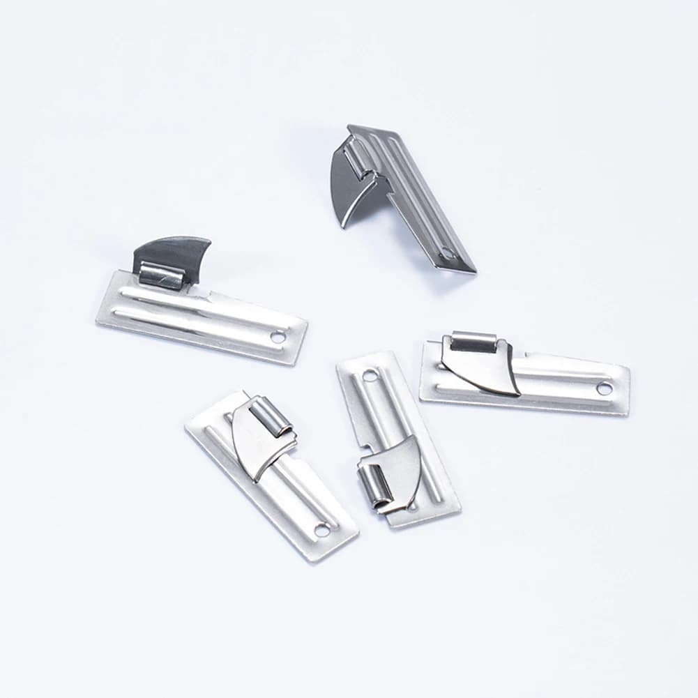 2pcs Mini Can Opener Stainless Steel Portable Folding Can Opener Multi Kitchen Tools Outdoor Camping Supplies - 5