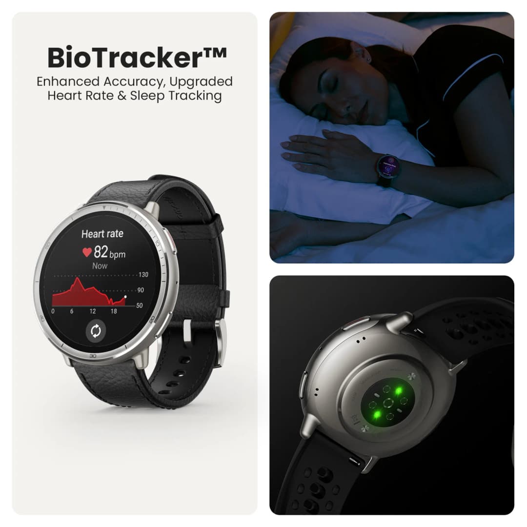 Global Version Amazfit Active 2 Round Premium Smartwatch Up To 10 Days Battery Life 160+Workout Modes Smart Watch - 5