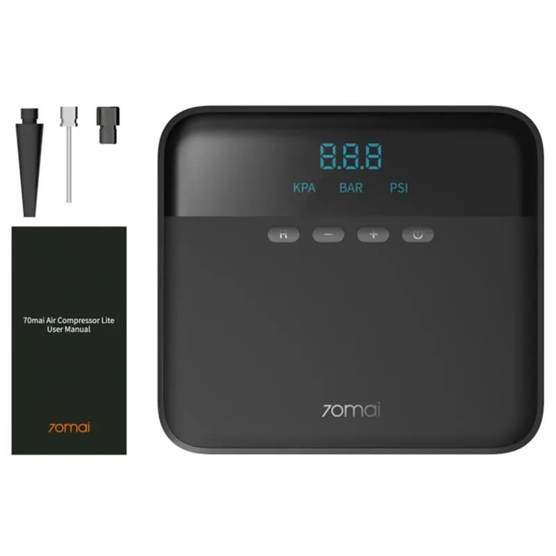 70mai Portable Air Compressor Tire Inflator Air Pump for Car Tires DC 12V Tire Pump Preset tire pressure For Bike Ball - 6