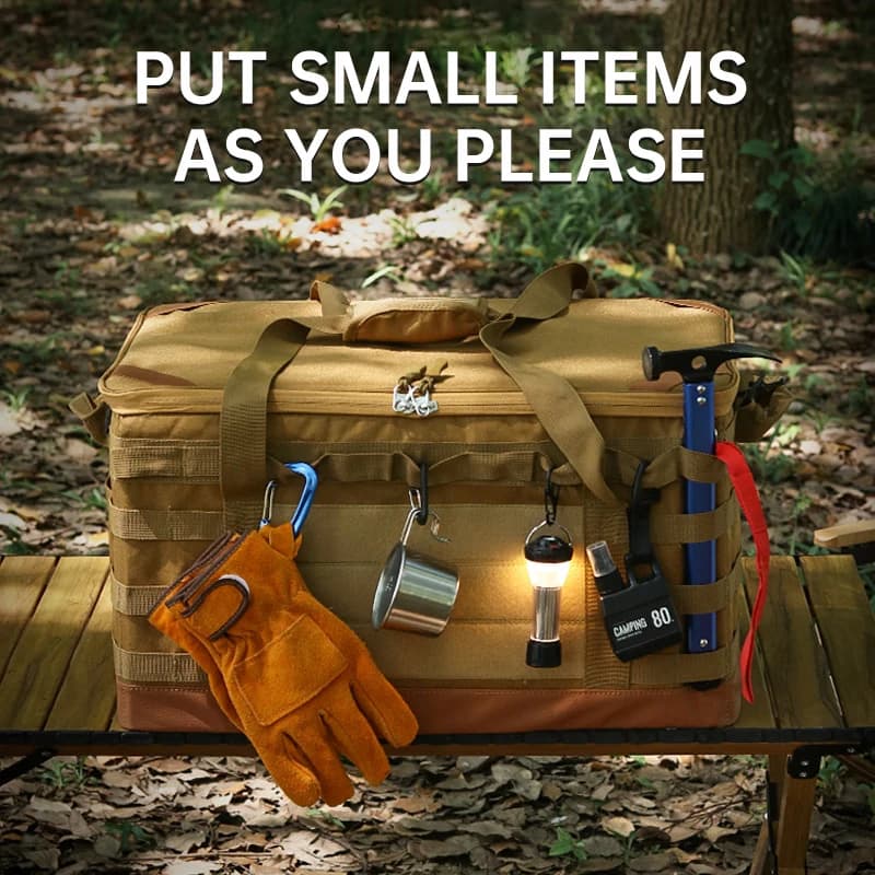 حقيبة تخزين خارجية سعة 30-60 لتر لمعدات التخييم متعددة الأغراض