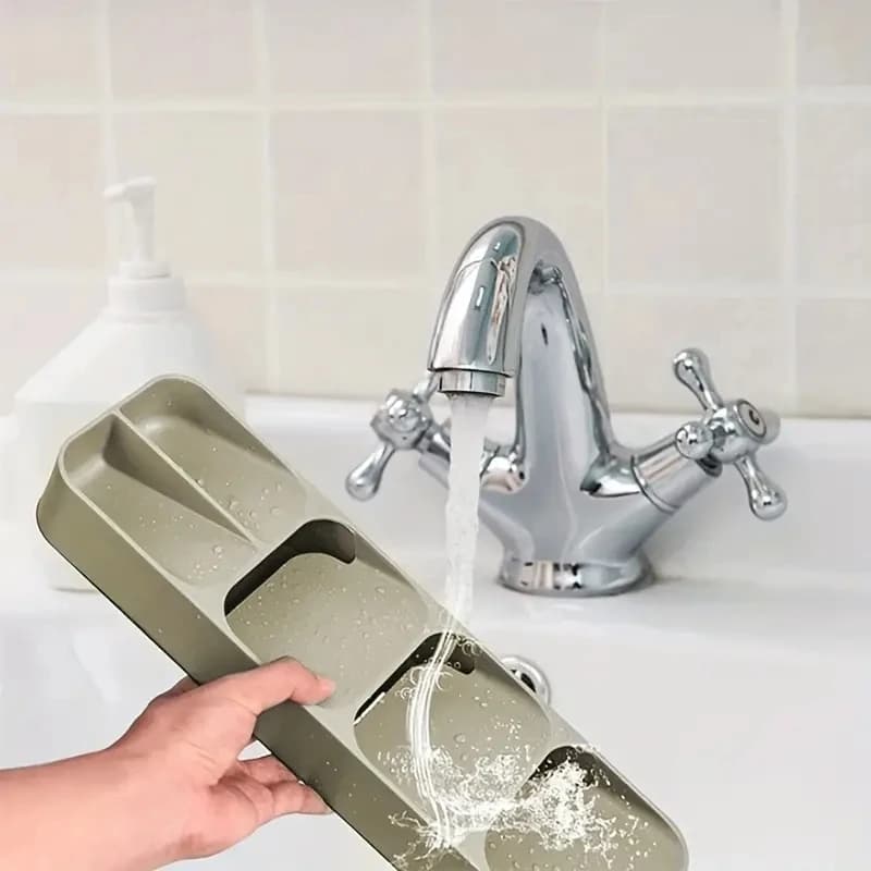 متعددة الأغراض أدوات المائدة صينية تخزين أدوات المائدة شوكة ملعقة مقصورة المنظم درج المطبخ صناديق التخزين المصنفة - 5