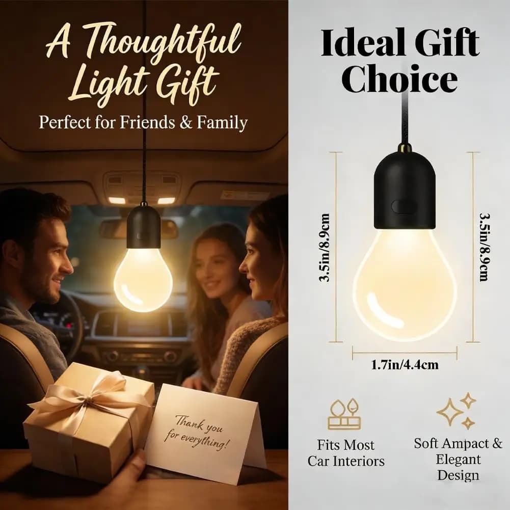 إكسسوار معلق للسيارة بإضاءة LED وضعان للإضاءة - مصباح محيطي إكسسوار داخلي للسيارة، مثالي للرحلات الطويلة والاستخدام اليومي - 4