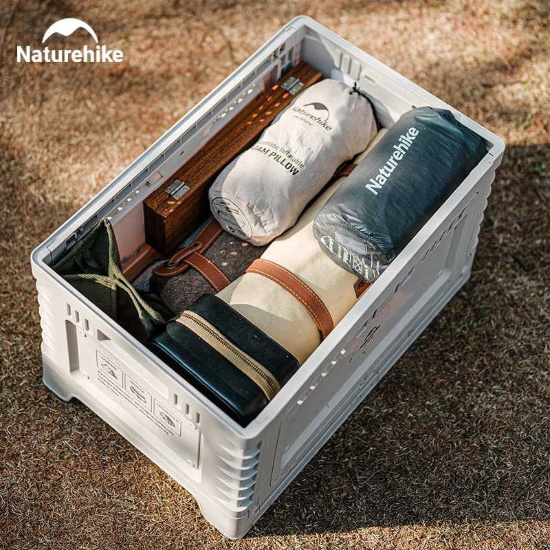 صندوق تخييم من Naturehike سعة 60 لتر قابل للطي مناسب للتخزين والسفر والتخييم - 3
