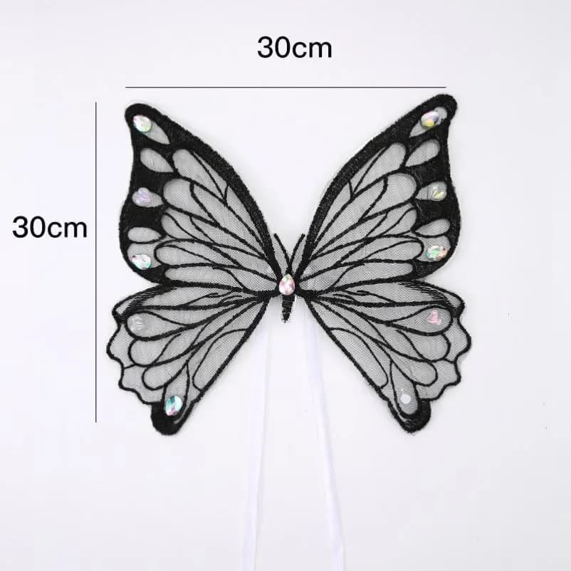 Glowing Butterfly Wings Dog Harness & Summer Outfit for Small Dogs - Adorable Chest Decor for Dogs Cats Pomeranian Teddy Bichon - 5